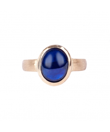 Cabochon sapphire ring - 1