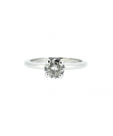 0,75 ct diamond engagement ring - 1