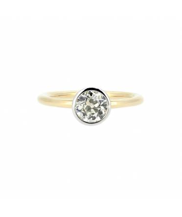 0,85 ct diamond engagement ring - 1
