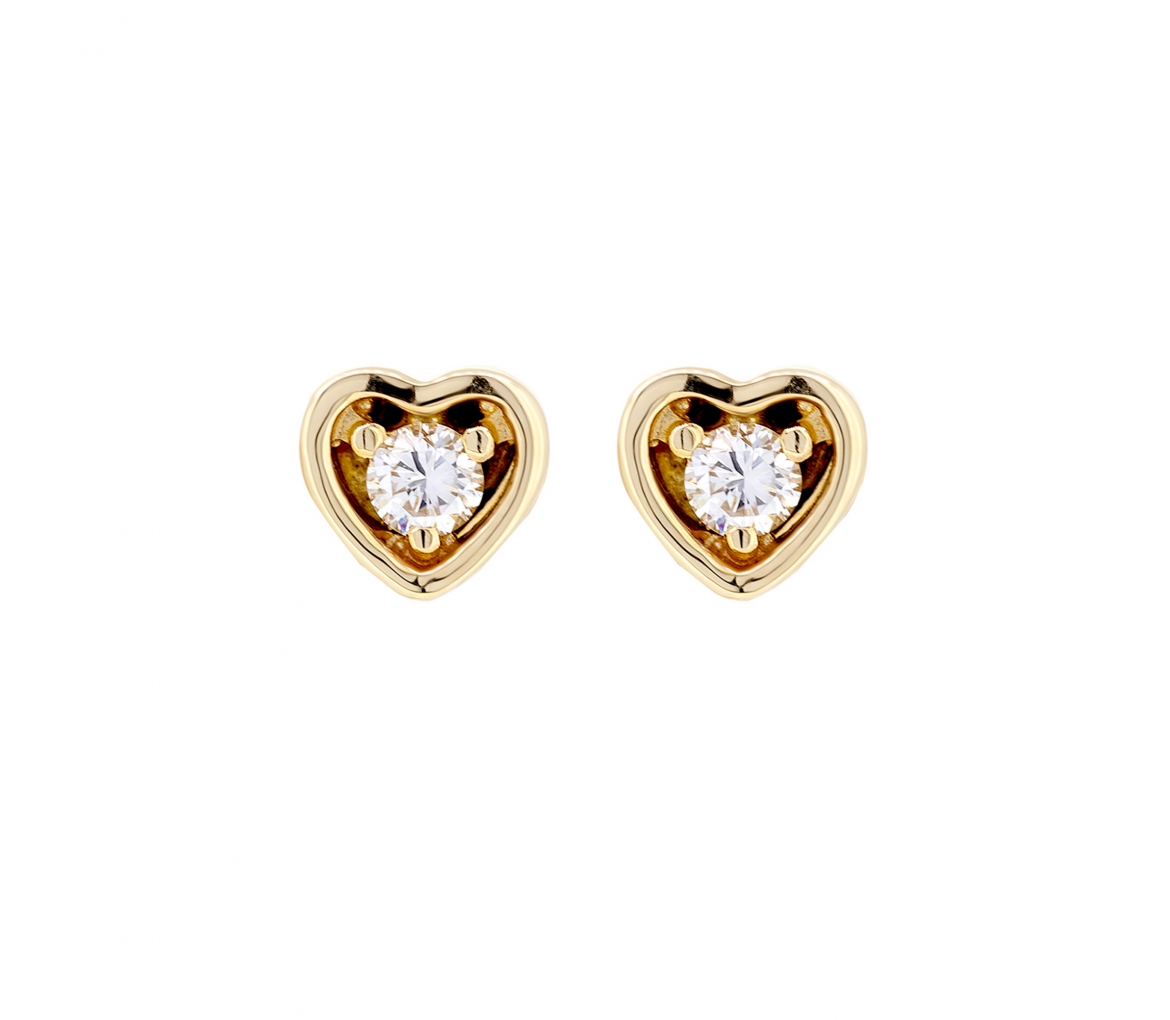口コミ*PE3389Heart Diamond Earrings 天然上質ダイヤモンド１．２０ct 最高級18金WG無垢ピアス 新品 その他ゴールド台