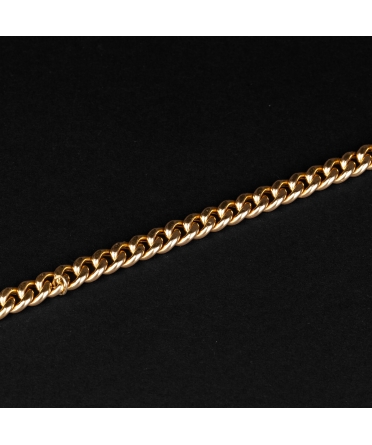 Gold vintage curb bracelet, Arezzo - 1