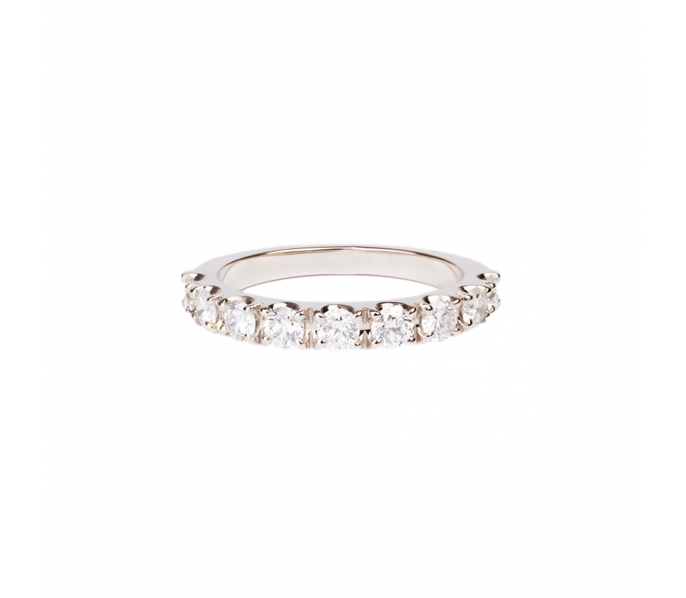 Gold Eternity Band with 3 mm diamonds - 1